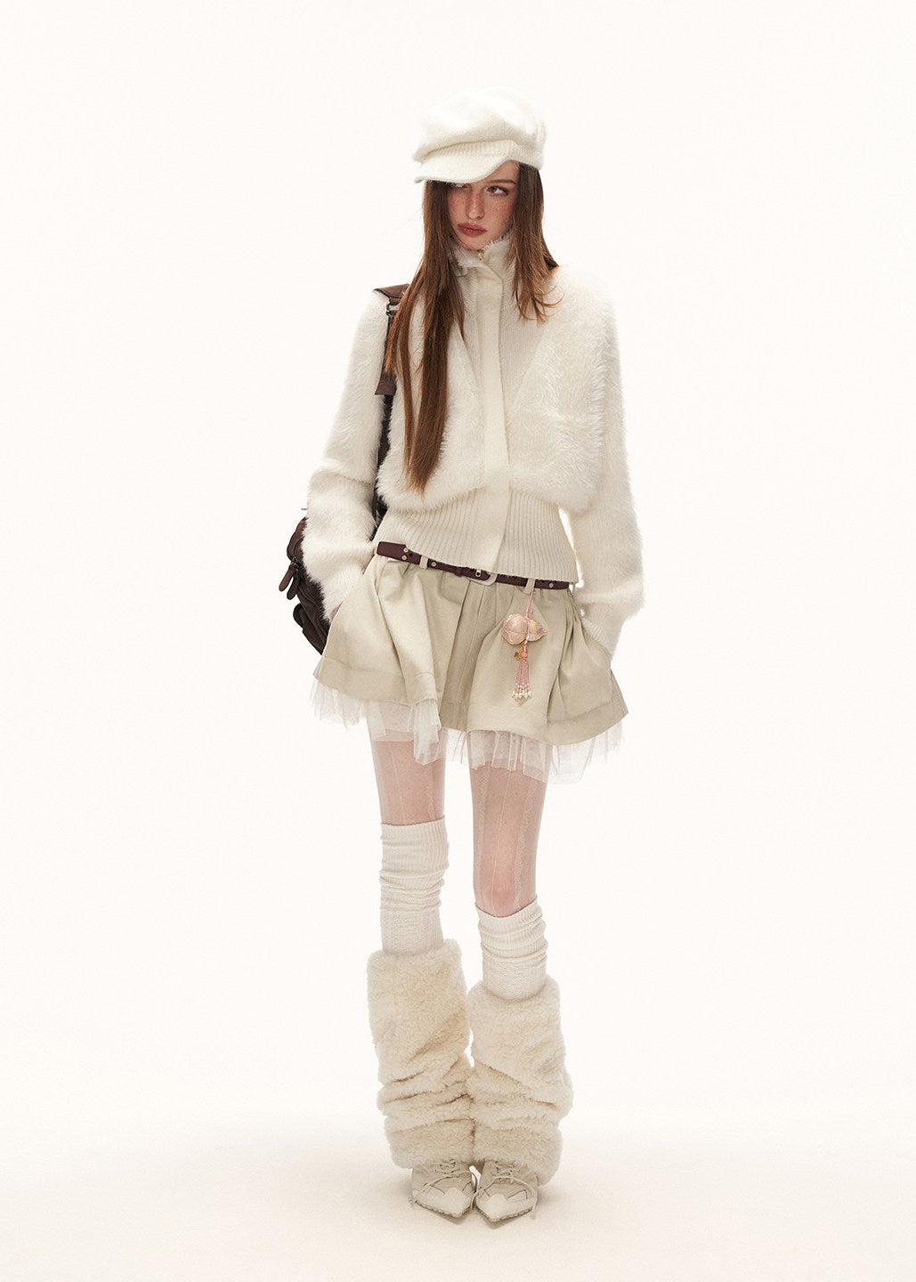 winged turtleneck sweater women, slim fit knit top, y2k winter sweater, high end knitwear women, fitted turtleneck sweater, street style knit top, modern women sweater, trendy winter knit, mamc sweater style, sculpted knit top, fashion long sleeve sweater, elegant street knitwear, cozy slim sweater, women winter knit top, y2k fashion sweater