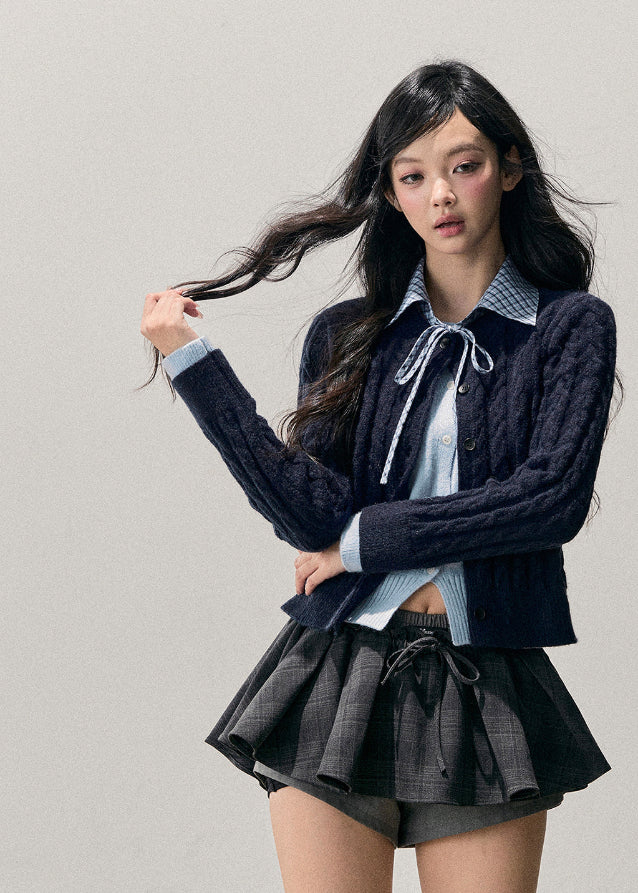 puffy plaid skirt, plaid culottes women, AOMALM skirt, winter balloon skirt, autumn plaid fashion, Korean style skirt, retro plaid mini, slimming puffy skirt, high-waisted culottes, Maillard skirt women, cute winter bottoms, feminine Korean outfit, puff skirt shorts, warm plaid culottes, college girl autumn look, puffy mini skirt women, fashion culottes winter, A-line balloon skirt