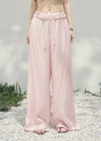 embroidered wide leg pants women, spring loose trousers women, korean lazy style pants, aomalm pants style, lightweight spring trousers, elegant casual women pants, straight leg embroidered pants, feminine wide pants women, relaxed fit spring bottoms, refined daily wear trousers, breathable women pants, modern women wide leg trousers, soft fabric spring pants, understated luxury pants women, versatile spring trousers