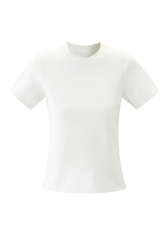basic t shirt women, slim fit t shirt women, korean fashion top, summer outfits casual, summer outfit ideas, minimalist t shirt women, crew neck tee women, breathable cotton top, soft aesthetic outfit, modern feminine clothing, parisian style clothing, versatile everyday top, chic casual outfit, simple basic top, lightweight summer top, effortless style tee, refined casual wear, spring wardrobe essential, fitted tee women, everyday essential top
