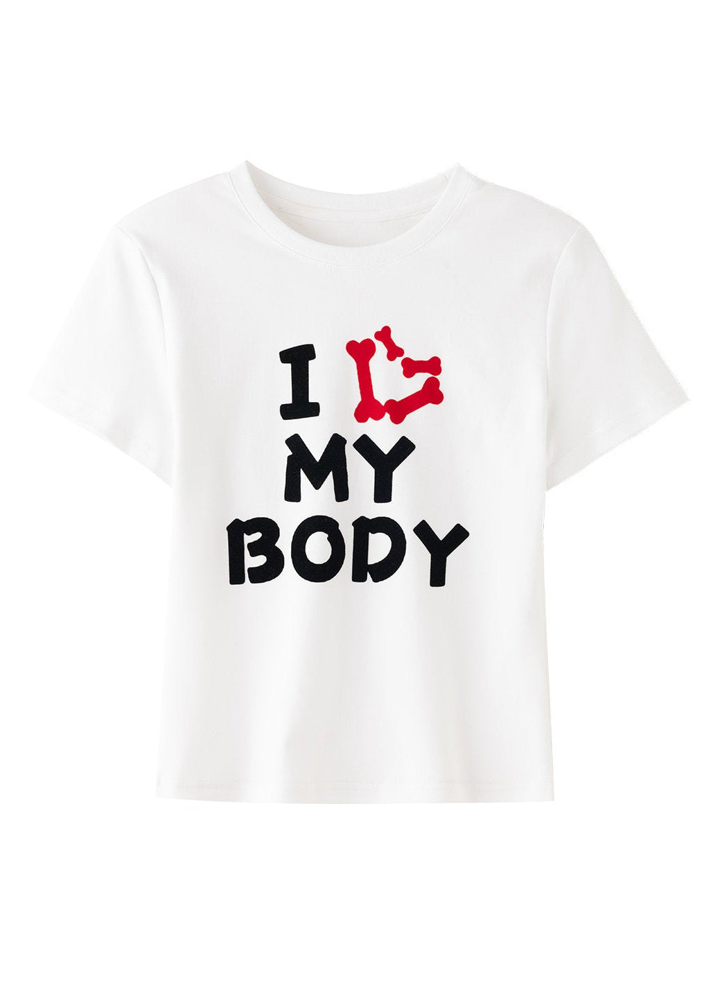 graphic baby tee, cropped t shirt women, letter print t shirt, korean fashion top, summer crop tee, black graphic tee women, white graphic tee women, slim fit t shirt, stylish casual top, cool girl outfit, summer street style top, modern casual tee