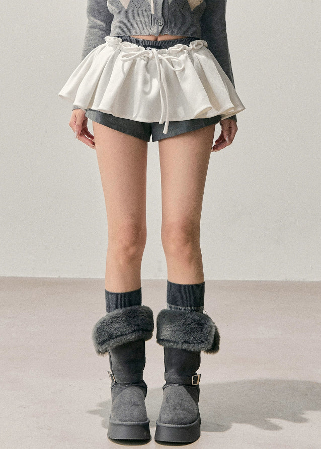 puffy plaid skirt, plaid culottes women, AOMALM skirt, winter balloon skirt, autumn plaid fashion, Korean style skirt, retro plaid mini, slimming puffy skirt, high-waisted culottes, Maillard skirt women, cute winter bottoms, feminine Korean outfit, puff skirt shorts, warm plaid culottes, college girl autumn look, puffy mini skirt women, fashion culottes winter, A-line balloon skirt