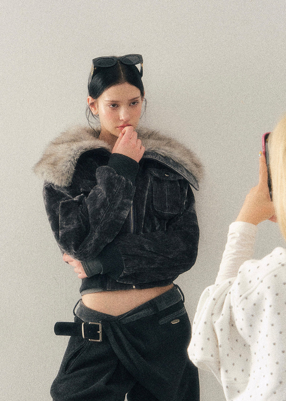 AOMALM jacket, leopard cropped jacket, Maillard jacket women, faux fur winter jacket, Korean style jacket, cropped winter jacket women, plush fur jacket, leopard print jacket women, winter streetwear jacket, feminine cropped jacket, warm winter top women, Korean fashion winter, trendy cropped jacket, soft girl winter jacket, autumn winter outerwear women, stylish winter jacket, Korean aesthetic coat