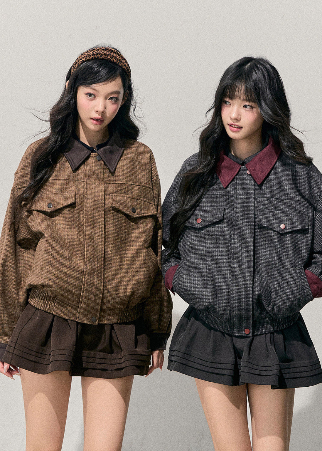 AOMALM wool set, Korean feminine two piece set, Hepburn style wool jacket, wool skirt suit women, Korean winter outfit women, pleated mini skirt set, wool co ord set women, autumn winter wool suit, feminine Korean fashion, soft girl winter outfit, tailored wool jacket women, elegant winter two piece set, Korean aesthetic clothing, women’s wool skirt set, classic feminine winter look, chic Korean outfit