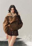 AOMALM winter jacket, plush padded coat women, Hepburn style winter jacket, butterfly trench coat, Korean feminine winter coat, padded plush jacket women, soft winter outerwear, elegant winter coat women, vintage inspired winter jacket, Korean aesthetic outerwear, cozy winter jacket, feminine padded coat, winter trench style jacket, warm plush coat women