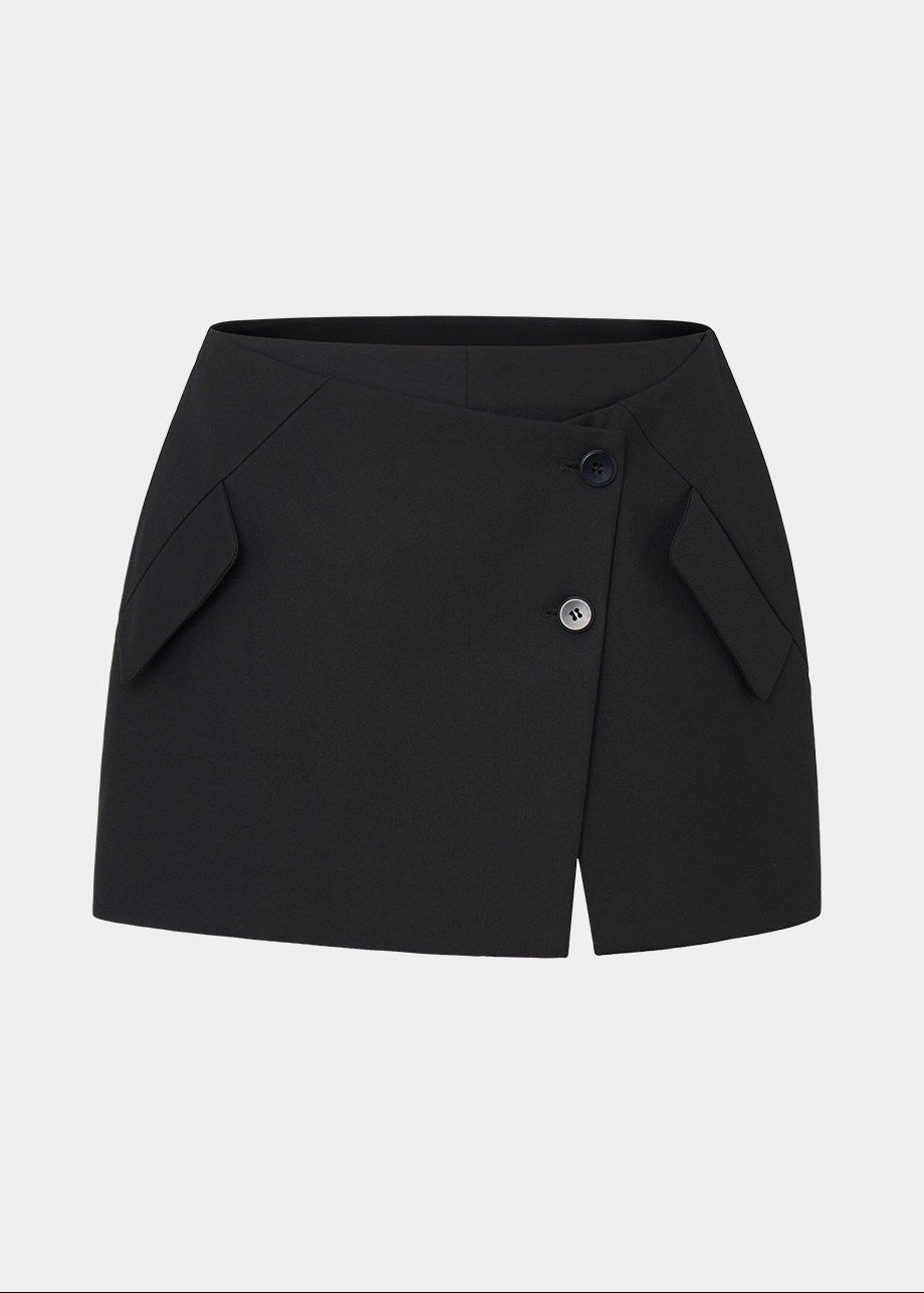 tailored mini skirt women, suit skirt women, black mini skirt, korean fashion skirt, structured skirt women, slimming mini skirt, professional style skirt, chic office outfit, minimalist skirt women, modern feminine clothing, versatile black skirt, spring mini skirt, clean silhouette skirt, aesthetic fashion skirt, refined casual wear, everyday elegant outfit, urban style skirt, fitted mini skirt, contemporary fashion women, essential wardrobe skirt