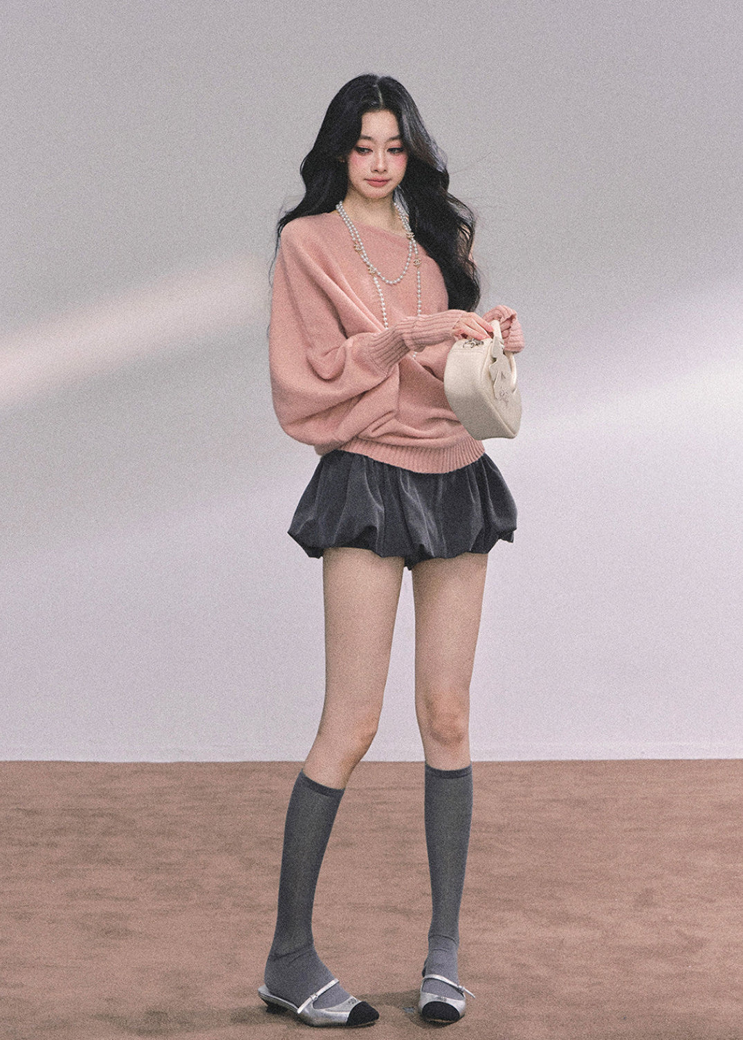 soft feminine knit sweater, korean style sweater women, wool blend knit top, winter korean fashion, soft girl aesthetic sweater, cozy winter knitwear, french korean sweater, layered knit pullover, minimalist winter top, gentle style women sweater, elegant casual knit, autumn winter knit top, soft wool sweater women, daily wear korean sweater, aesthetic knitwear women, feminine winter clothing