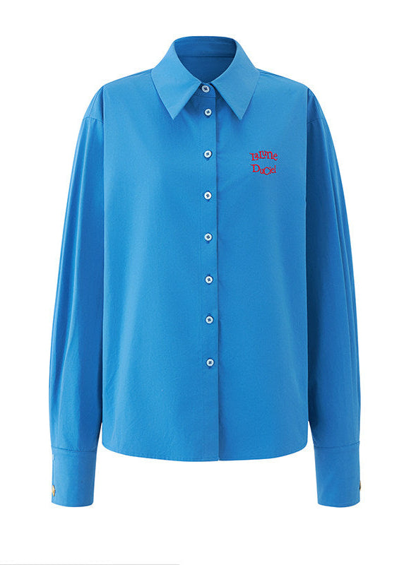 lapel shirt women, embroidered logo shirt, korean fashion top, spring brunch outfit, brunch outfit ideas, summer outfit ideas, college style shirt women, loose fit blouse women, aesthetic fashion top, modern feminine clothing, parisian style clothing, versatile everyday top, chic casual outfit, lightweight summer shirt, preppy style outfit, effortless style blouse, spring wardrobe essential, minimal style shirt, casual chic top, feminine outfit top