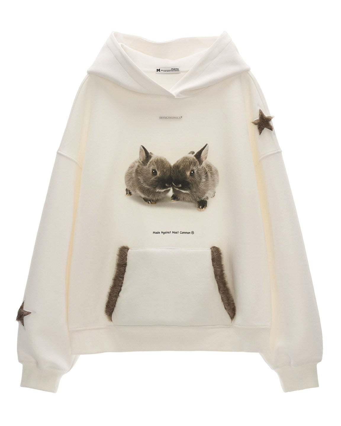 graphic hoodie women, y2k hoodie sweatshirt, rabbit print hoodie, star graphic hoodie, loose fit hoodie women, street style sweatshirt, fall winter hoodie women, lazy fit hooded top, trendy graphic sweatshirt, mamc hoodie style, casual street hoodie, oversized hoodie women, fashion printed hoodie, cozy winter sweatshirt, y2k streetwear hoodie