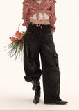 black jeans women, ripped jeans women, straight leg jeans, korean fashion jeans, street style outfit, distressed denim jeans, casual outfit women, loose fit jeans women, edgy fashion outfit, everyday denim pants, aesthetic outfit women, vintage style jeans, relaxed fit denim, urban style outfit, baggy jeans women, casual chic outfit, fashion forward denim, spring summer jeans, trendy denim outfit, statement jeans women

