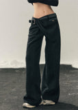 AOMALM winter pants, Korean fleece trousers women, wide-leg winter pants, belted fleece pants, Korean style winter trousers, soft fleece pants women, high waist wide pants, cozy winter bottoms, feminine wide-leg pants, Korean aesthetic clothing, winter casual trousers, relaxed fit winter pants, minimalist winter wear, soft drape trousers women, warm fleece pants