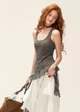 Gray Lace Cami