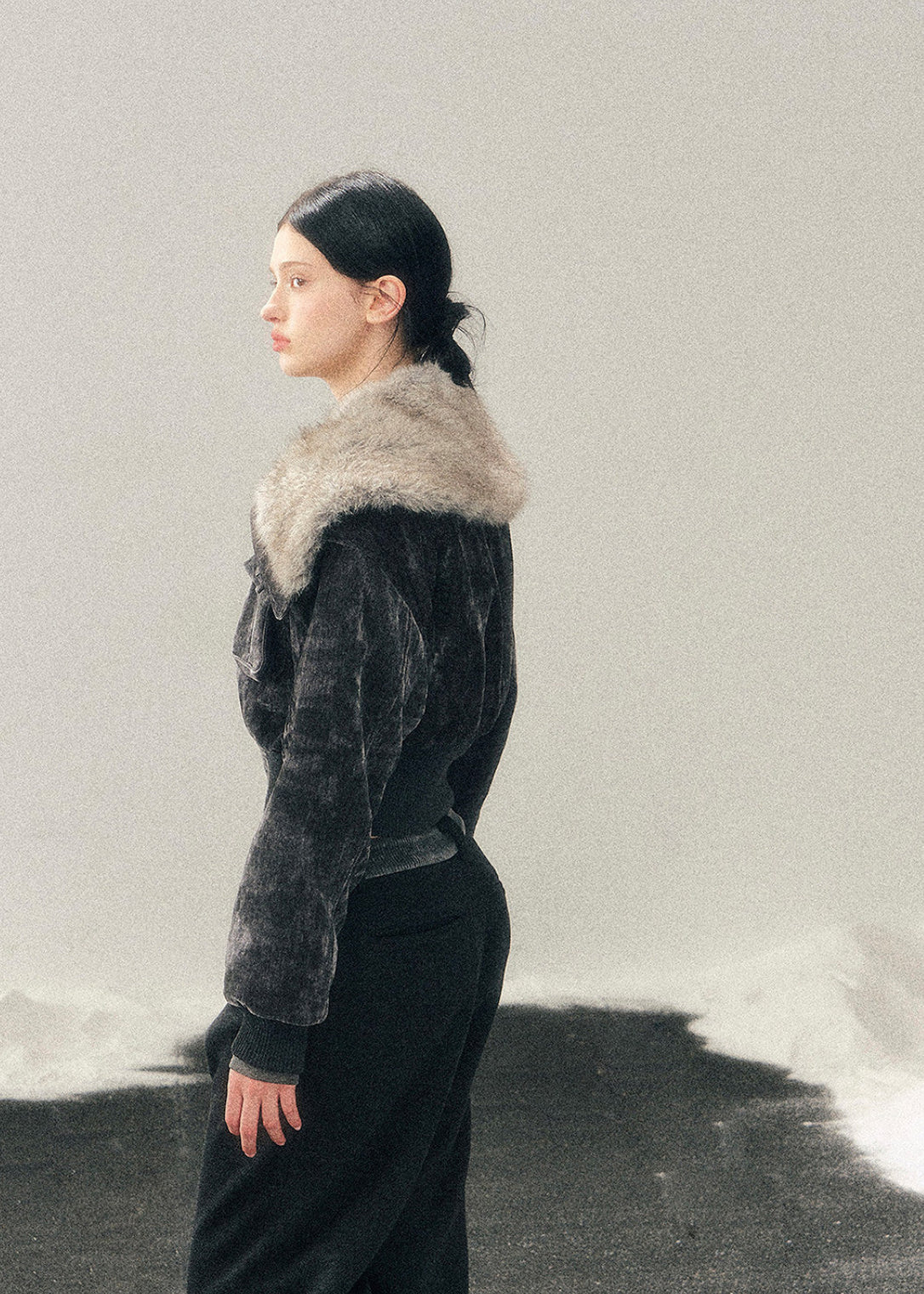 AOMALM jacket, leopard cropped jacket, Maillard jacket women, faux fur winter jacket, Korean style jacket, cropped winter jacket women, plush fur jacket, leopard print jacket women, winter streetwear jacket, feminine cropped jacket, warm winter top women, Korean fashion winter, trendy cropped jacket, soft girl winter jacket, autumn winter outerwear women, stylish winter jacket, Korean aesthetic coat