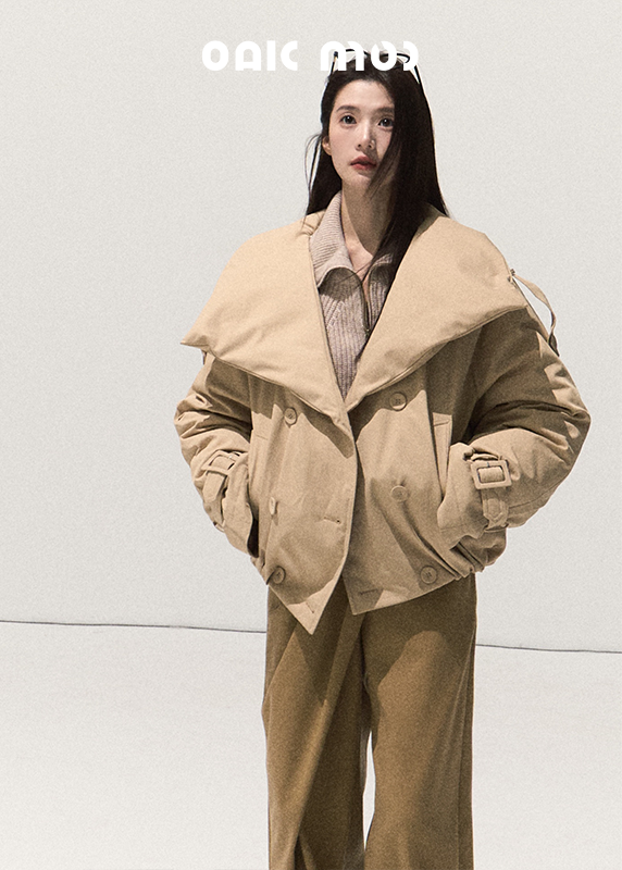 OAKMOO down jacket, white duck down coat, Korean long down jacket, oversized winter coat women, quilted down jacket, minimal Korean outerwear, warm winter parka women, long white down coat, luxury down jacket women, lightweight winter coat, modern Korean fashion coat, winter street style jacket, premium down outerwear, loose fit down jacket, elegant winter coat