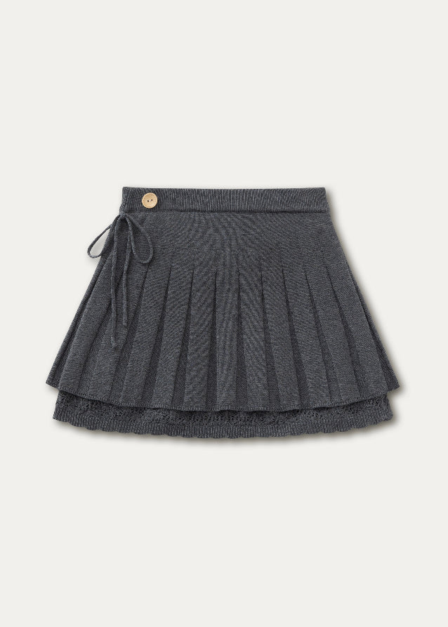 polka dot bow tie blouse, Korean pleated skirt set, ribbon collar top and skirt, K fashion two piece outfit, cute dot blouse women, winter pleated mini skirt set, layered patchwork blouse, feminine Korean outfit, school style skirt set, dot print ribbon blouse
