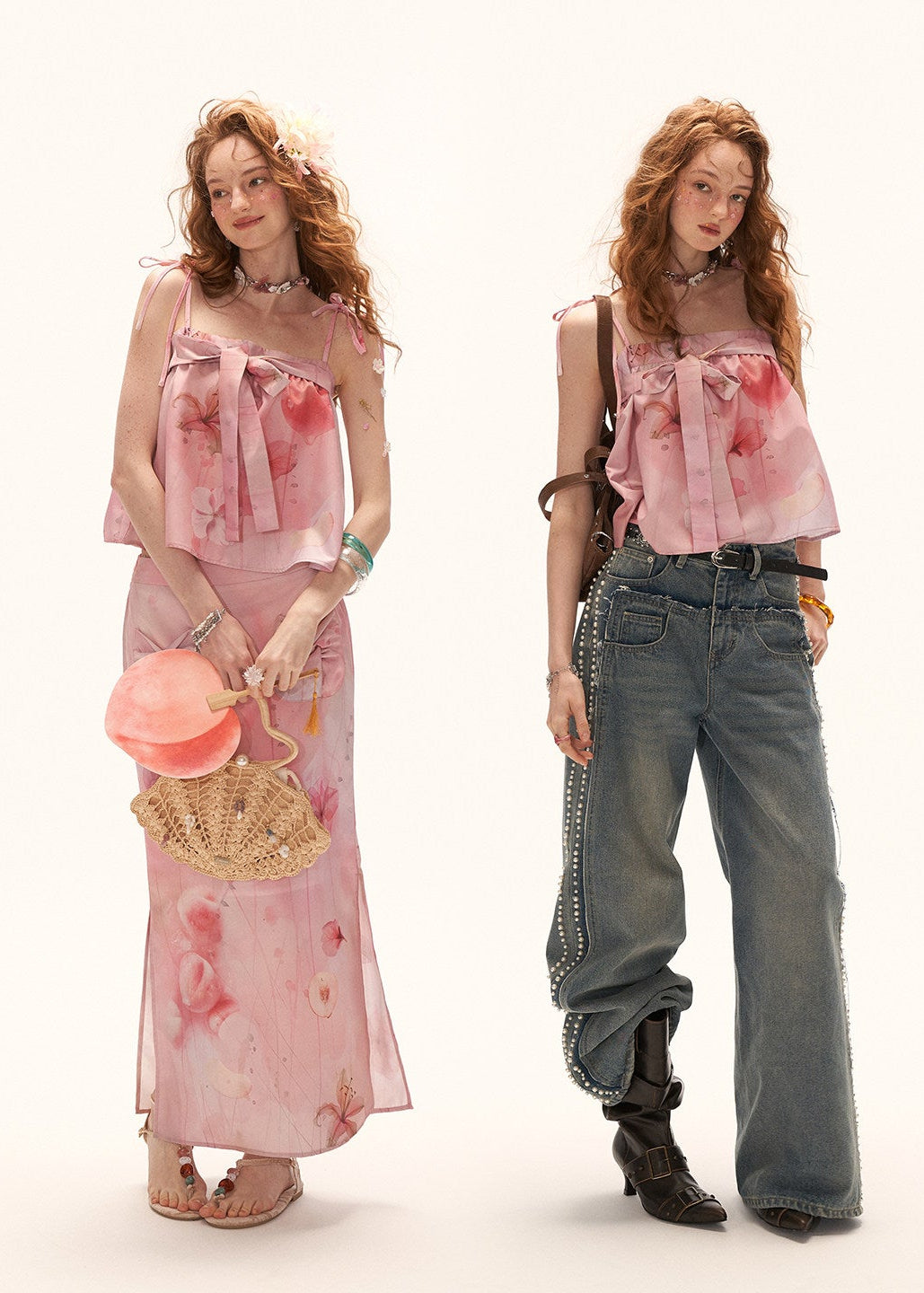 camisole top women, bow camisole top, floral camisole women, summer top women, korean fashion top, aesthetic outfit women, peach color top women, slim fit camisole, feminine summer top, lightweight summer top, cute summer top, vacation outfit women, elegant casual top, trendy camisole women, everyday summer outfit, chic summer outfit, romantic outfit top, statement camisole top, stylish summer top, fashion forward top
