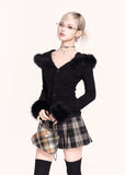 y2k fur collar knit top
detachable fur hood sweater
VOCK slim knit cardigan
millennium style knit jacket
faux fur trim twist sweater
y2k girl aesthetic top
hooded fur knit cardigan
edgy korean style knit top
plaid skirt outfit top
cute winter knitwear women