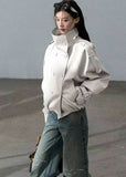Double-Breasted Cotton Lyocell Jacket  Minimalist Chic