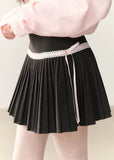 Rogue Prep High-Waist Knife Pleat Skirt