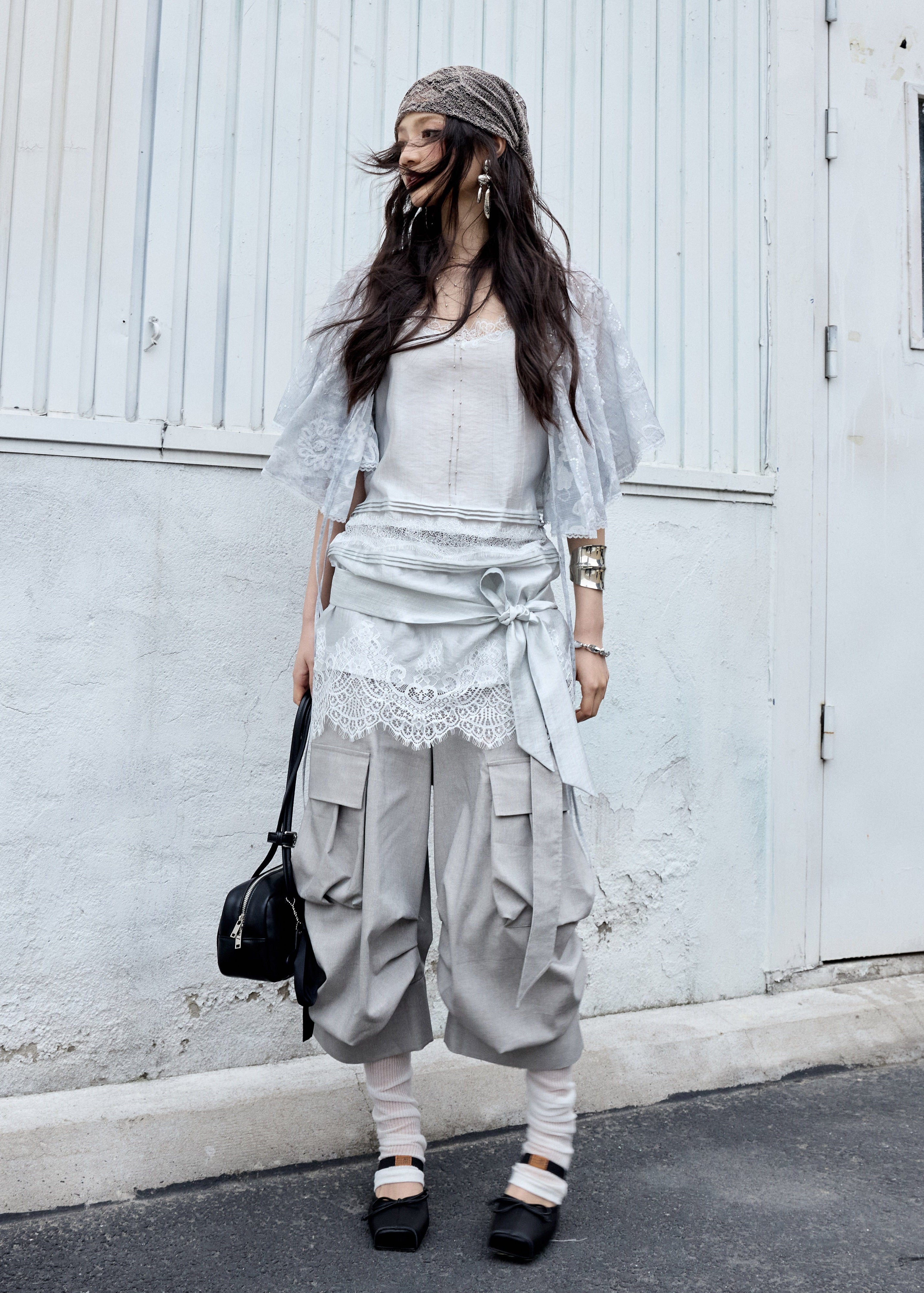 jnylon camisole, lace patchwork camisole, white satin cami top, korean fashion top, stylish korean camisole, lace trim cami, relaxed summer camisole, romantic lace top, cool white cami, satin lace-up top
