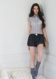 bubble culotte shorts, girly bubble shorts, anti exposure shorts, Korean feminine shorts, black bubble shorts, casual mini shorts, balloon shorts women, feminine Korean fashion, high waist shorts, versatile summer shorts, soft structured shorts, café date outfit, city casual shorts, cute black shorts, relaxed leg shorts