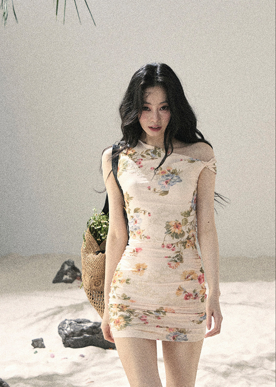 aomalm floral dress, mesh floral dress, one shoulder dress, korean feminine dress, romantic summer dress, bodycon floral dress, french style floral dress, mini floral dress, long floral dress, summer date dress, elegant mesh dress, soft girl floral outfit