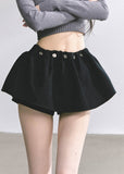 korean mini skirt, woolen puff skirt, black short skirt women, korean autumn outfit, hot girl umbrella skirt, trendy korean clothing 2025, seoul street fashion skirt, elegant french mini skirt, wool balloon skirt, nom alm skirt, korean style short skirt, puffy mini skirt outfit, modern korean fashion, kpop girl outfit, fashion streetwear women